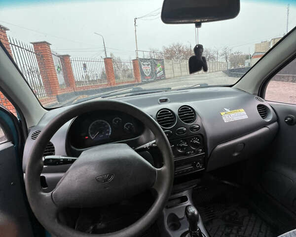 Синий Дэу Матиз, объемом двигателя 0.8 л и пробегом 172 тыс. км за 2500 $, фото 11 на Automoto.ua