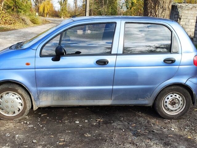 Синий Дэу Матиз, объемом двигателя 0.8 л и пробегом 142 тыс. км за 1813 $, фото 1 на Automoto.ua