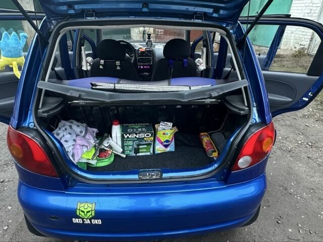 Синий Дэу Матиз, объемом двигателя 0.8 л и пробегом 122 тыс. км за 2350 $, фото 17 на Automoto.ua