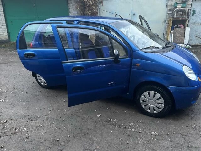 Синий Дэу Матиз, объемом двигателя 0.8 л и пробегом 122 тыс. км за 2350 $, фото 3 на Automoto.ua