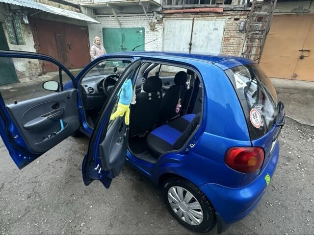 Синий Дэу Матиз, объемом двигателя 0.8 л и пробегом 122 тыс. км за 2350 $, фото 5 на Automoto.ua