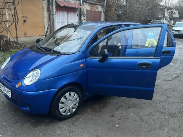 Синий Дэу Матиз, объемом двигателя 0.8 л и пробегом 122 тыс. км за 2350 $, фото 4 на Automoto.ua