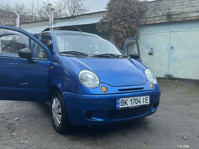 Синий Дэу Матиз, объемом двигателя 0.8 л и пробегом 122 тыс. км за 2350 $, фото 1 на Automoto.ua