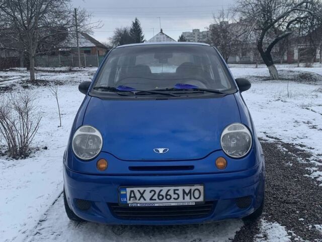 Синій Деу Матіз, об'ємом двигуна 0.8 л та пробігом 148 тис. км за 1900 $, фото 7 на Automoto.ua