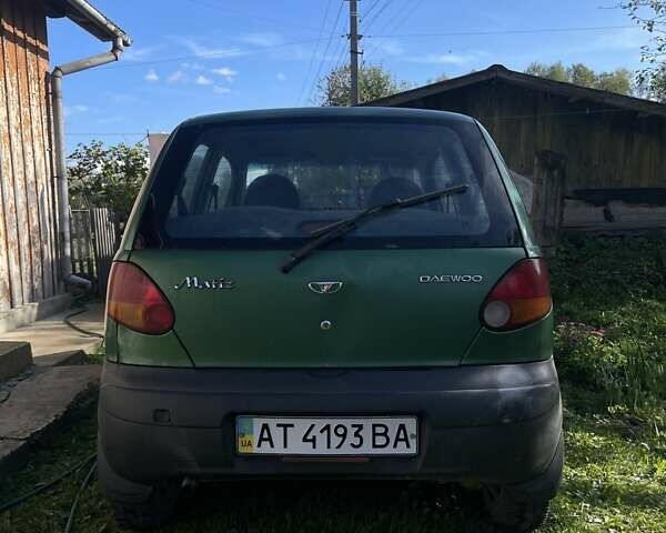 Зелений Деу Матіз, об'ємом двигуна 0.8 л та пробігом 202 тис. км за 1550 $, фото 4 на Automoto.ua