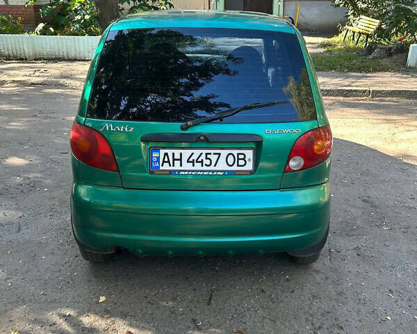 Зелений Деу Матіз, об'ємом двигуна 0.8 л та пробігом 148 тис. км за 2000 $, фото 3 на Automoto.ua