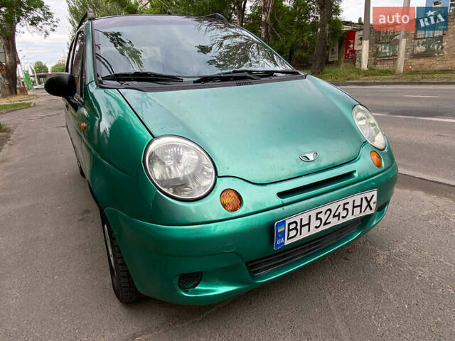 Зеленый Дэу Матиз, объемом двигателя 0.8 л и пробегом 185 тыс. км за 1450 $, фото 1 на Automoto.ua