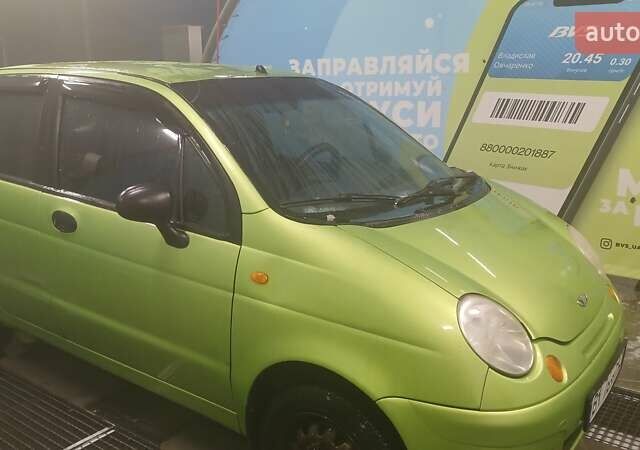 Зеленый Дэу Матиз, объемом двигателя 0.8 л и пробегом 190 тыс. км за 2100 $, фото 4 на Automoto.ua