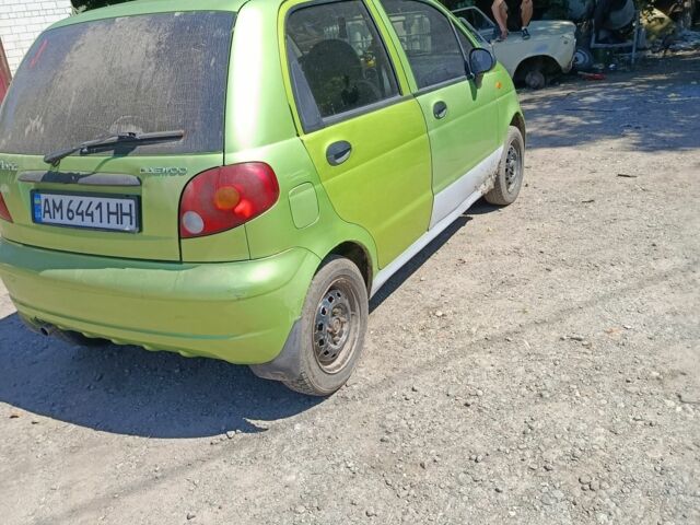 Зеленый Дэу Матиз, объемом двигателя 0.8 л и пробегом 121 тыс. км за 1000 $, фото 1 на Automoto.ua