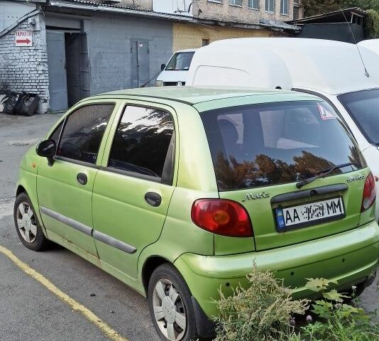 Зелений Деу Матіз, об'ємом двигуна 8 л та пробігом 200 тис. км за 1400 $, фото 1 на Automoto.ua