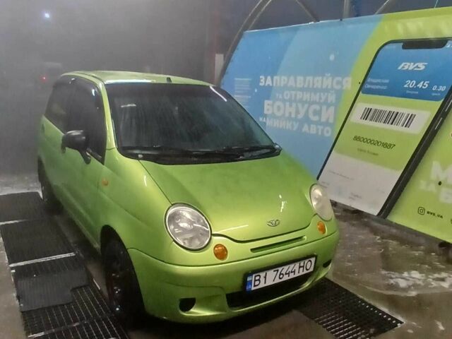 Зеленый Дэу Матиз, объемом двигателя 0.8 л и пробегом 190 тыс. км за 2100 $, фото 3 на Automoto.ua