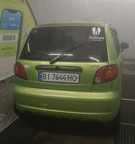 Зеленый Дэу Матиз, объемом двигателя 0.8 л и пробегом 190 тыс. км за 2100 $, фото 1 на Automoto.ua