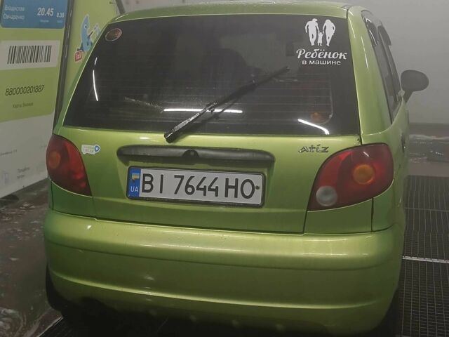 Зеленый Дэу Матиз, объемом двигателя 0.8 л и пробегом 190 тыс. км за 2100 $, фото 4 на Automoto.ua