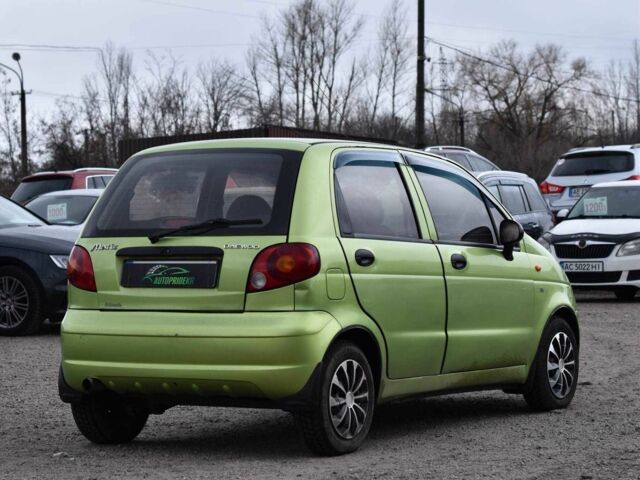Зеленый Дэу Матиз, объемом двигателя 0.8 л и пробегом 99 тыс. км за 2850 $, фото 1 на Automoto.ua