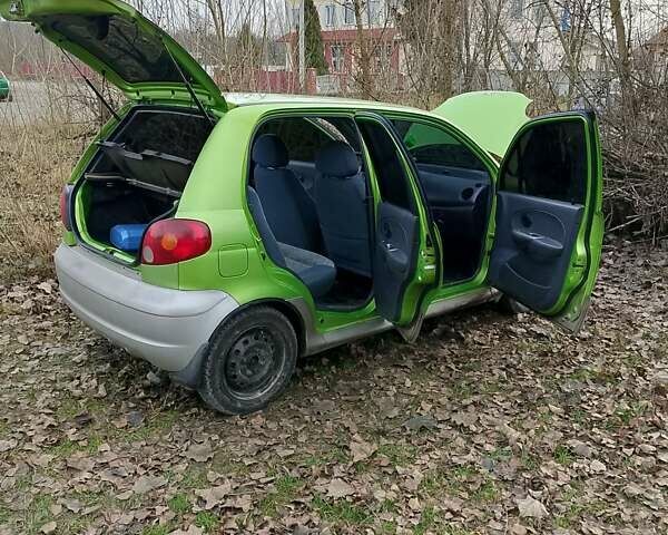 Зелений Деу Матіз, об'ємом двигуна 1 л та пробігом 140 тис. км за 1950 $, фото 5 на Automoto.ua
