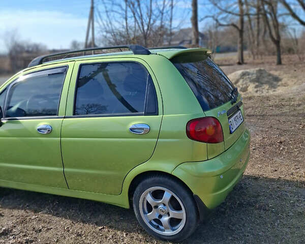 Зелений Деу Матіз, об'ємом двигуна 0.8 л та пробігом 122 тис. км за 3100 $, фото 1 на Automoto.ua