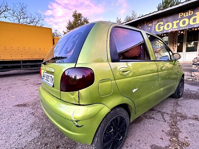Зелений Деу Матіз, об'ємом двигуна 0.8 л та пробігом 172 тис. км за 2400 $, фото 3 на Automoto.ua