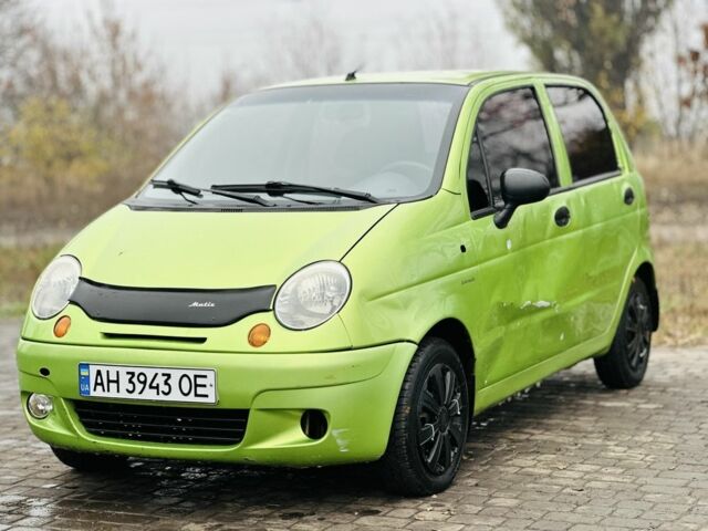 Зеленый Дэу Матиз, объемом двигателя 0.8 л и пробегом 98 тыс. км за 1499 $, фото 1 на Automoto.ua