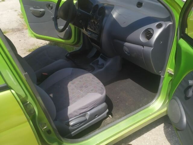 Зеленый Дэу Матиз, объемом двигателя 0.8 л и пробегом 106 тыс. км за 2200 $, фото 4 на Automoto.ua