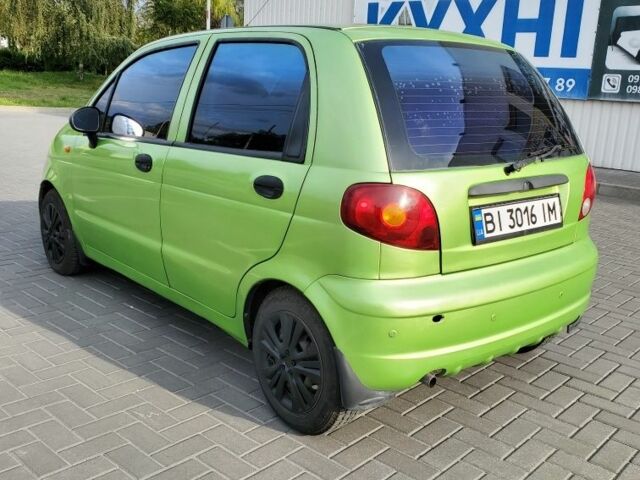 Зелений Деу Матіз, об'ємом двигуна 0.8 л та пробігом 120 тис. км за 2800 $, фото 3 на Automoto.ua