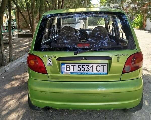 Зеленый Дэу Матиз, объемом двигателя 0.8 л и пробегом 250 тыс. км за 2500 $, фото 1 на Automoto.ua
