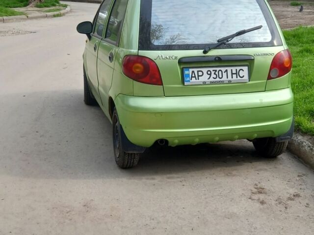 Зелений Деу Матіз, об'ємом двигуна 0.8 л та пробігом 115 тис. км за 2100 $, фото 4 на Automoto.ua