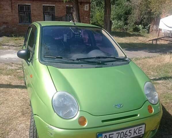 Зелений Деу Матіз, об'ємом двигуна 0.8 л та пробігом 228 тис. км за 2000 $, фото 1 на Automoto.ua