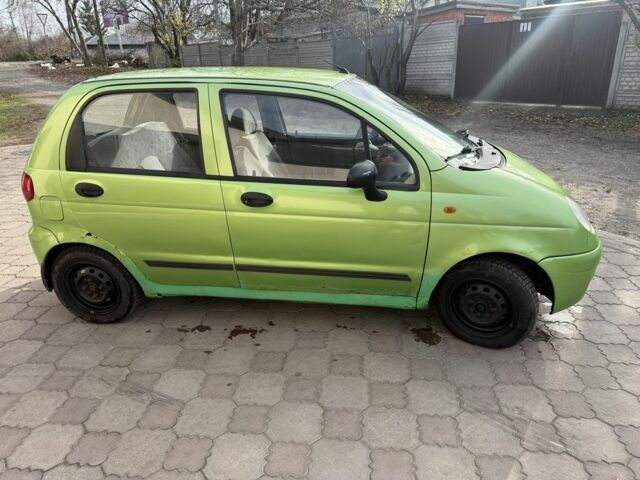Зеленый Дэу Матиз, объемом двигателя 0.8 л и пробегом 555 тыс. км за 1475 $, фото 3 на Automoto.ua