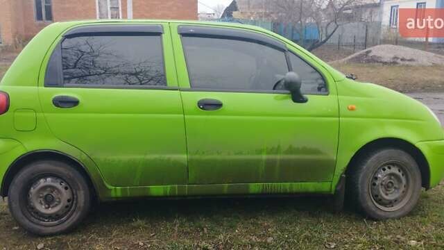 Зеленый Дэу Матиз, объемом двигателя 0.8 л и пробегом 232 тыс. км за 1700 $, фото 1 на Automoto.ua