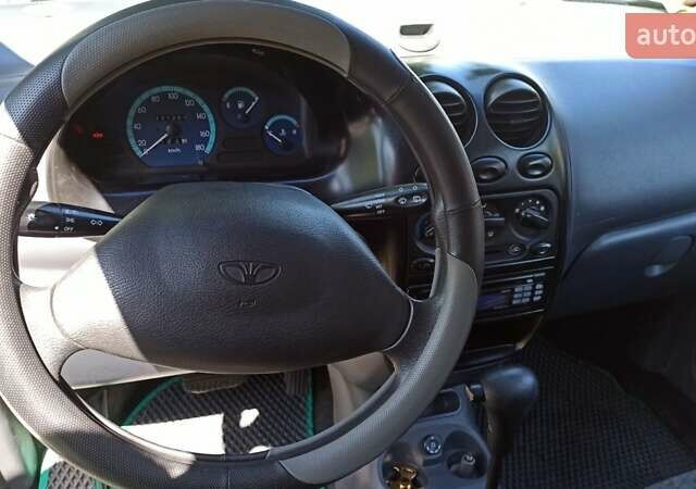 Зелений Деу Матіз, об'ємом двигуна 0.8 л та пробігом 139 тис. км за 3500 $, фото 43 на Automoto.ua