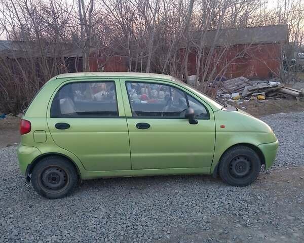 Зелений Деу Матіз, об'ємом двигуна 0.8 л та пробігом 106 тис. км за 3000 $, фото 3 на Automoto.ua