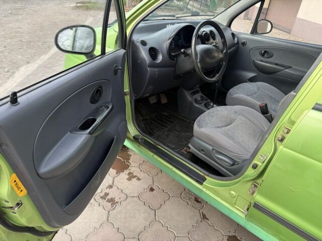 Зеленый Дэу Матиз, объемом двигателя 0.8 л и пробегом 555 тыс. км за 1475 $, фото 9 на Automoto.ua