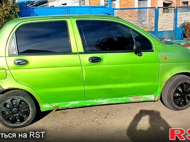 Зеленый Дэу Матиз, объемом двигателя 0.8 л и пробегом 200 тыс. км за 1000 $, фото 5 на Automoto.ua