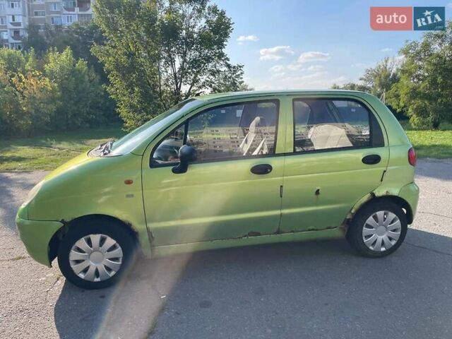 Зеленый Дэу Матиз, объемом двигателя 0.8 л и пробегом 174 тыс. км за 1000 $, фото 3 на Automoto.ua