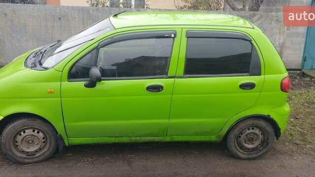 Зеленый Дэу Матиз, объемом двигателя 0.8 л и пробегом 232 тыс. км за 1700 $, фото 2 на Automoto.ua