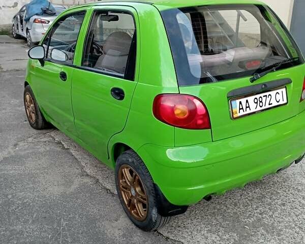 Зелений Деу Матіз, об'ємом двигуна 0.8 л та пробігом 102 тис. км за 3400 $, фото 2 на Automoto.ua