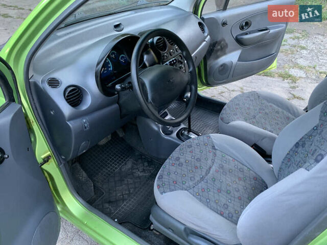 Зеленый Дэу Матиз, объемом двигателя 0.8 л и пробегом 115 тыс. км за 2750 $, фото 7 на Automoto.ua