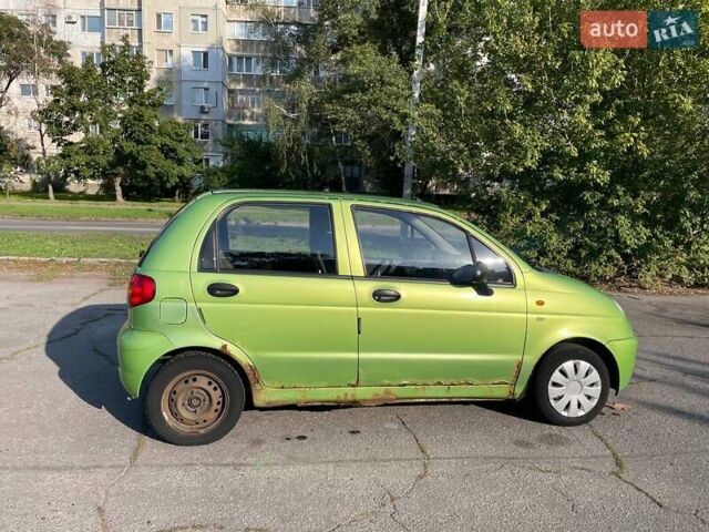 Зеленый Дэу Матиз, объемом двигателя 0.8 л и пробегом 174 тыс. км за 1000 $, фото 5 на Automoto.ua