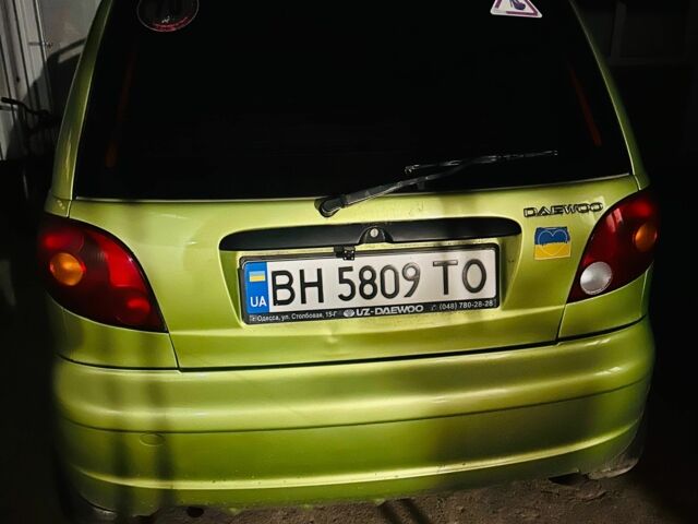 Зеленый Дэу Матиз, объемом двигателя 0.8 л и пробегом 145 тыс. км за 2400 $, фото 3 на Automoto.ua