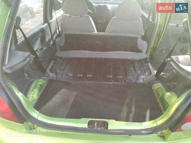 Зелений Деу Матіз, об'ємом двигуна 0.8 л та пробігом 120 тис. км за 1950 $, фото 11 на Automoto.ua