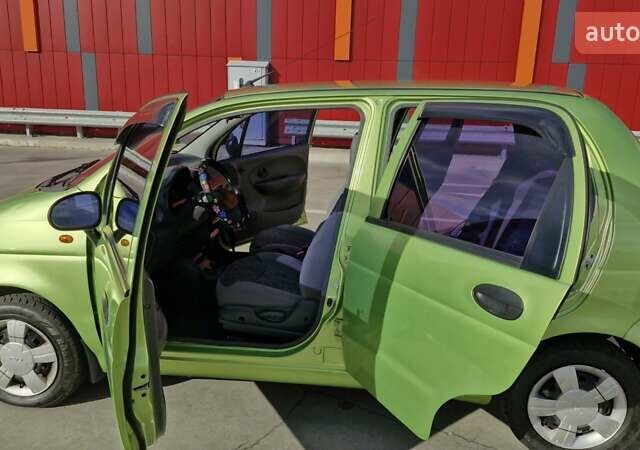 Зелений Деу Матіз, об'ємом двигуна 0.8 л та пробігом 77 тис. км за 3000 $, фото 18 на Automoto.ua
