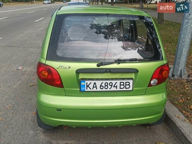 Зелений Деу Матіз, об'ємом двигуна 0.8 л та пробігом 120 тис. км за 1100 $, фото 1 на Automoto.ua