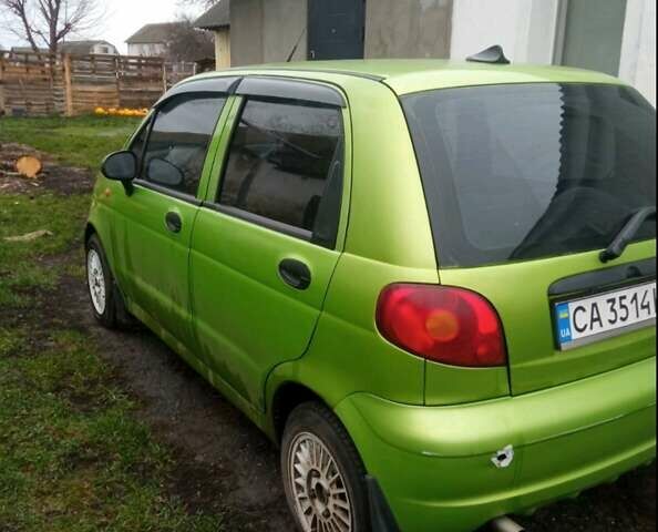 Зеленый Дэу Матиз, объемом двигателя 0.8 л и пробегом 112 тыс. км за 2300 $, фото 2 на Automoto.ua