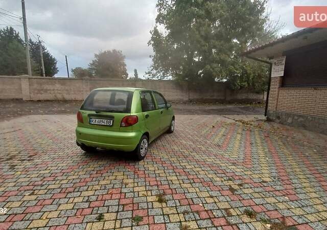 Зеленый Дэу Матиз, объемом двигателя 0.8 л и пробегом 125 тыс. км за 1650 $, фото 7 на Automoto.ua