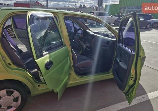 Зелений Деу Матіз, об'ємом двигуна 0.8 л та пробігом 77 тис. км за 3000 $, фото 36 на Automoto.ua