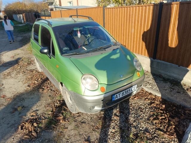 Дэу Матиз 2008 в Городенке на Automoto.ua Зеленый Дэу Матиз, объемом двигателя 1 л и пробегом 108 тыс. км за 1700 $, фото 1 на Automoto.ua