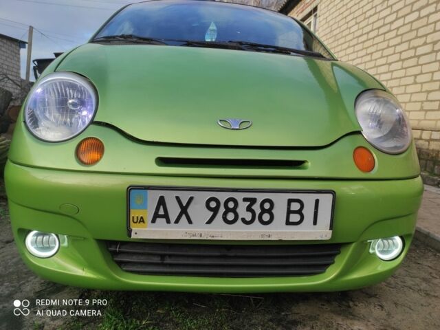 Зеленый Дэу Матиз, объемом двигателя 0.8 л и пробегом 120 тыс. км за 1950 $, фото 1 на Automoto.ua
