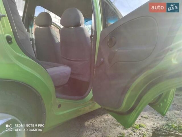 Зелений Деу Матіз, об'ємом двигуна 0.8 л та пробігом 120 тис. км за 1950 $, фото 8 на Automoto.ua