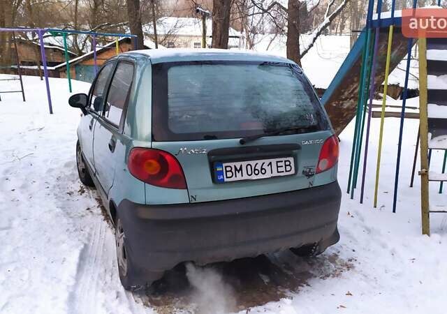 Зеленый Дэу Матиз, объемом двигателя 0.8 л и пробегом 168 тыс. км за 2500 $, фото 1 на Automoto.ua