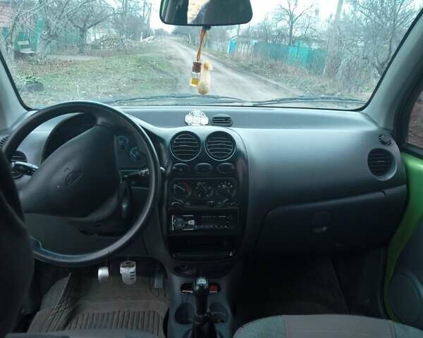 Зеленый Дэу Матиз, объемом двигателя 0.8 л и пробегом 126 тыс. км за 2300 $, фото 3 на Automoto.ua